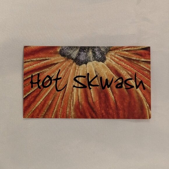 NWT Hot Skwash Silk Velvet Pumpkins (SET of 2, Handmade with Natural Stems) - Picture 2 of 13